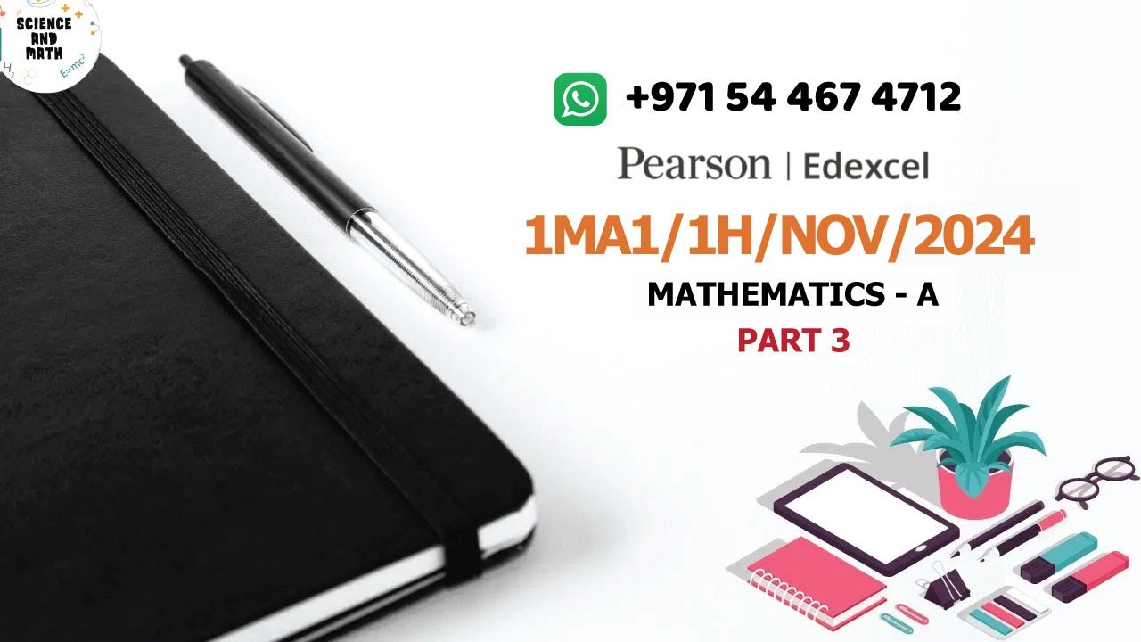 4MA1/1H/NOV/2024/(PART3) | Edexcel International GCSE Mathematics A  | Science And Math PAPERS