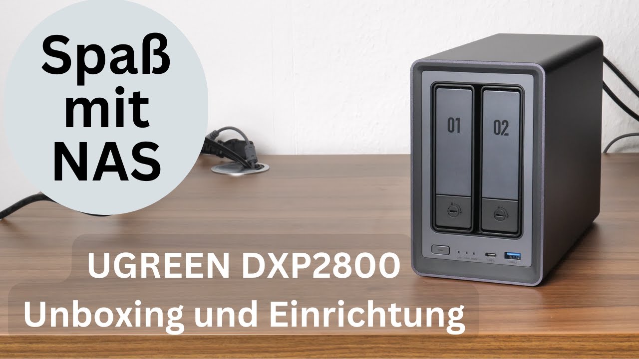 UGREEN NASync DXP2800 Unboxing, SSD/HDD/NVMe/RAM Installation + Software Setup /moschuss.de