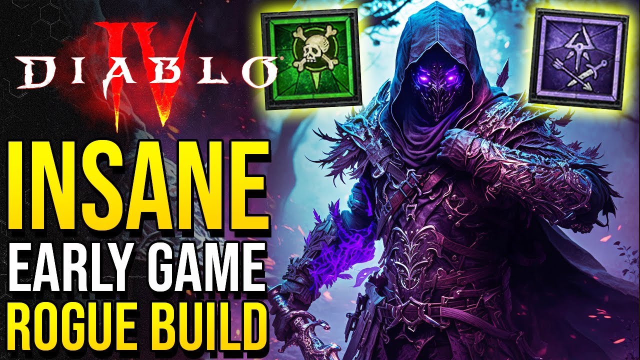 The Only Rogue LEVELING BUILD You Need Early in Diablo 4 (Best Early Game Rogue Build Diablo 4)