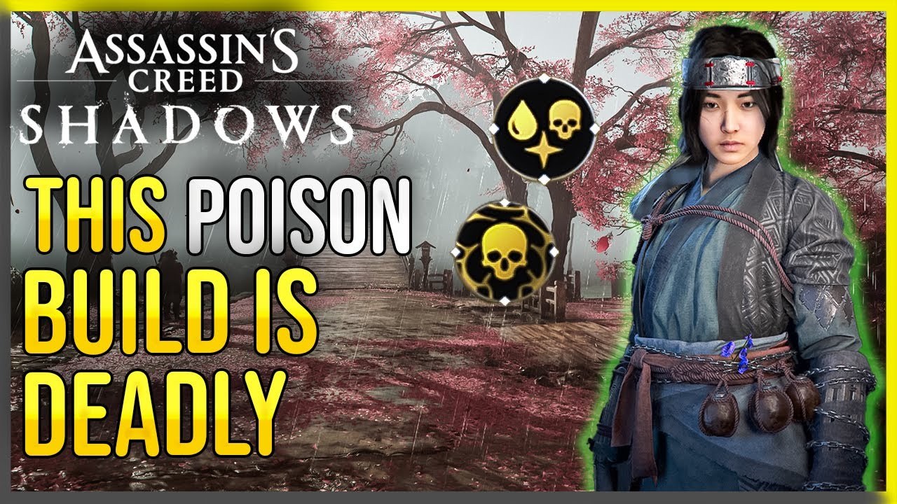 Assassins Creed Shadows — сборка с ядом Наоэ смертоносна и мощна
