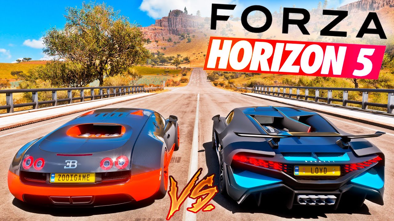 FORZA HORIZON 5 - BUGATTI DIVO VS BUGATTI VEYRON