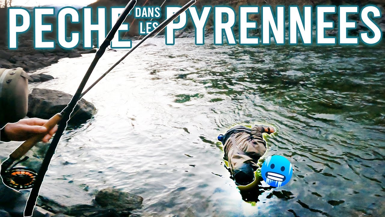 FISHING in a FREEZING COLD MOUNTAIN RIVER !