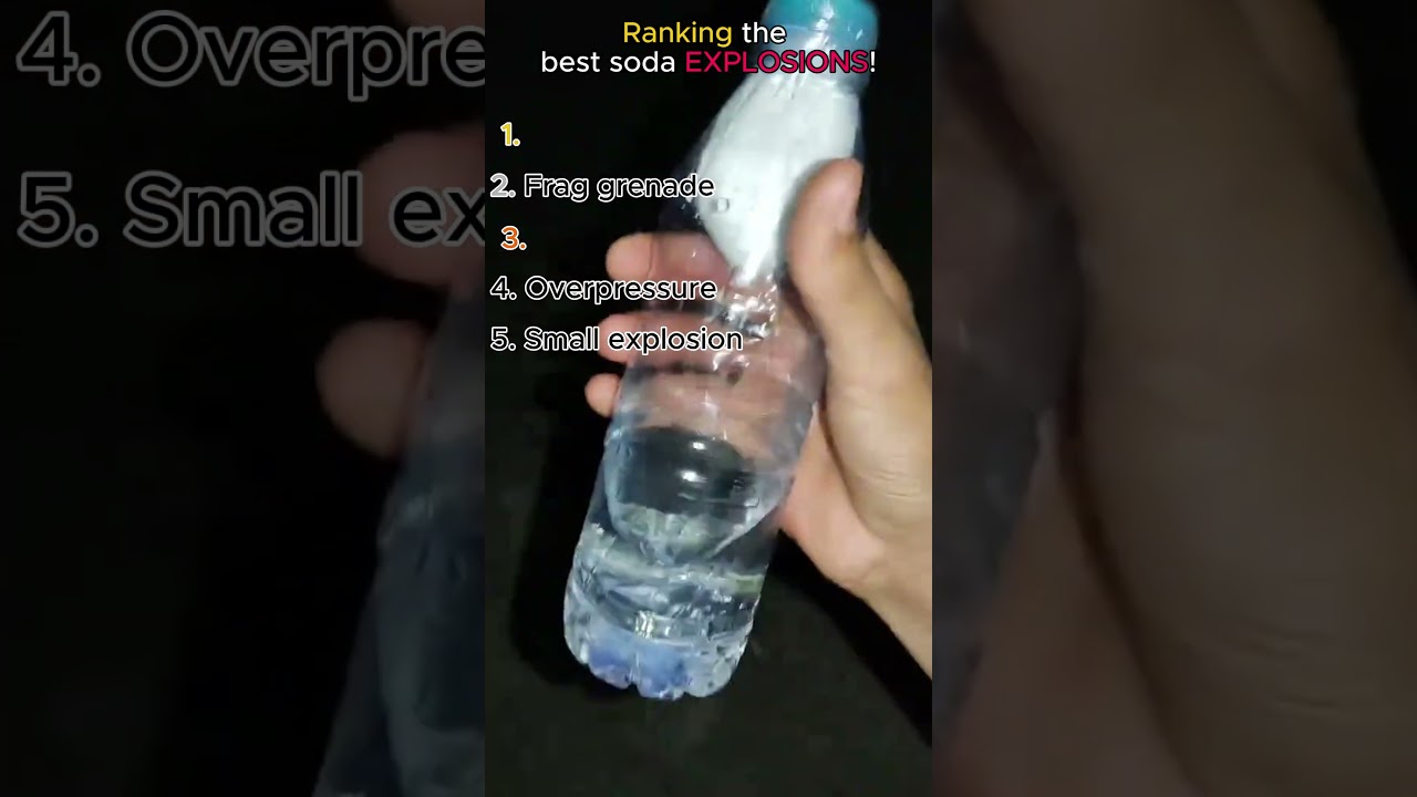 Ranking the BEST soda Explosions!