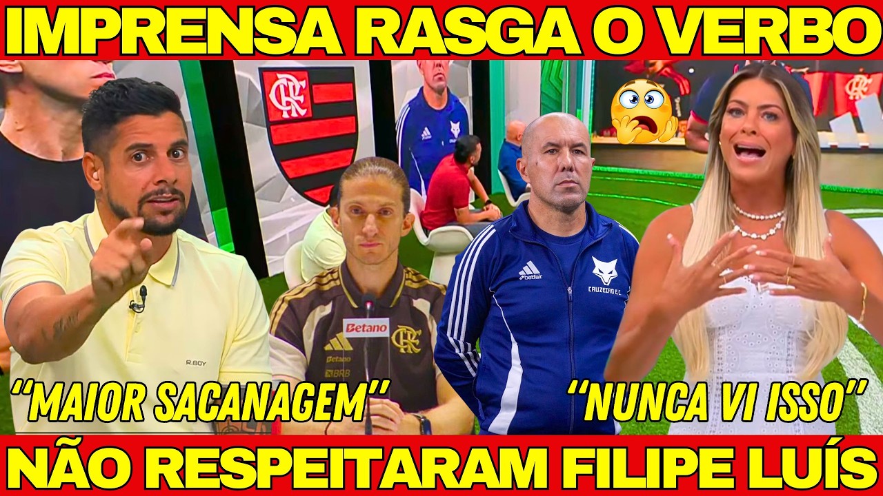 IMPRENSA ESPORTIVA DETONA DIRETORIA DO FLAMENGO POR DEMISSÃO DE FILIPE LUÍS!