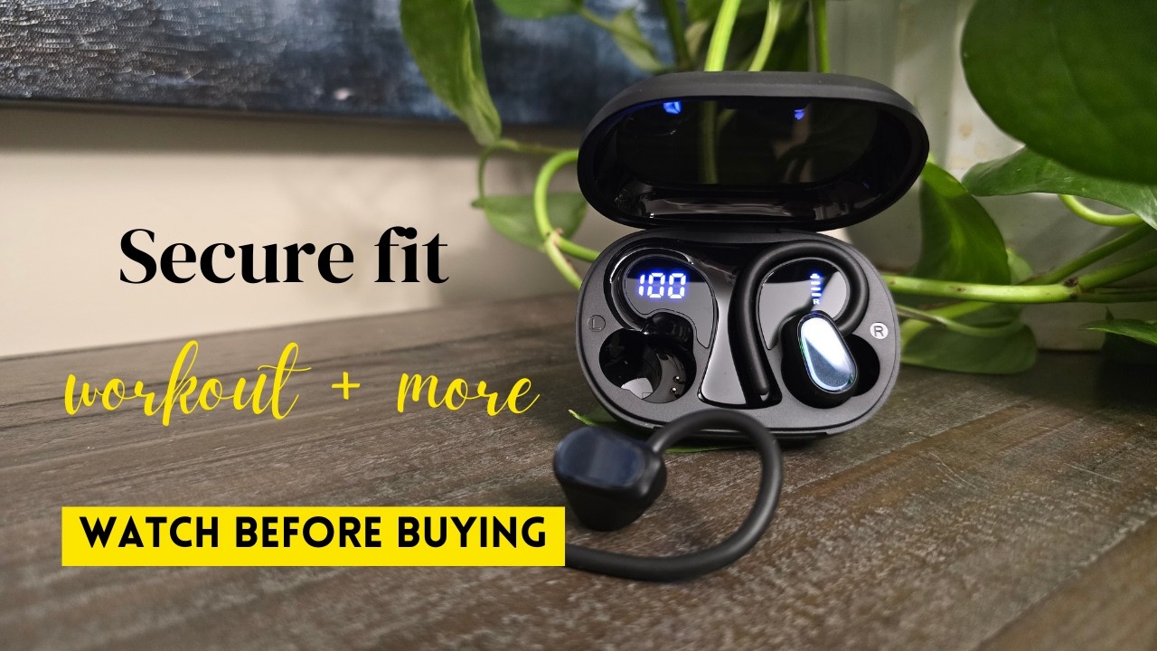 No More Headbands for Running 🙌 #workoutearbuds #runningheadphones #amazonfinds