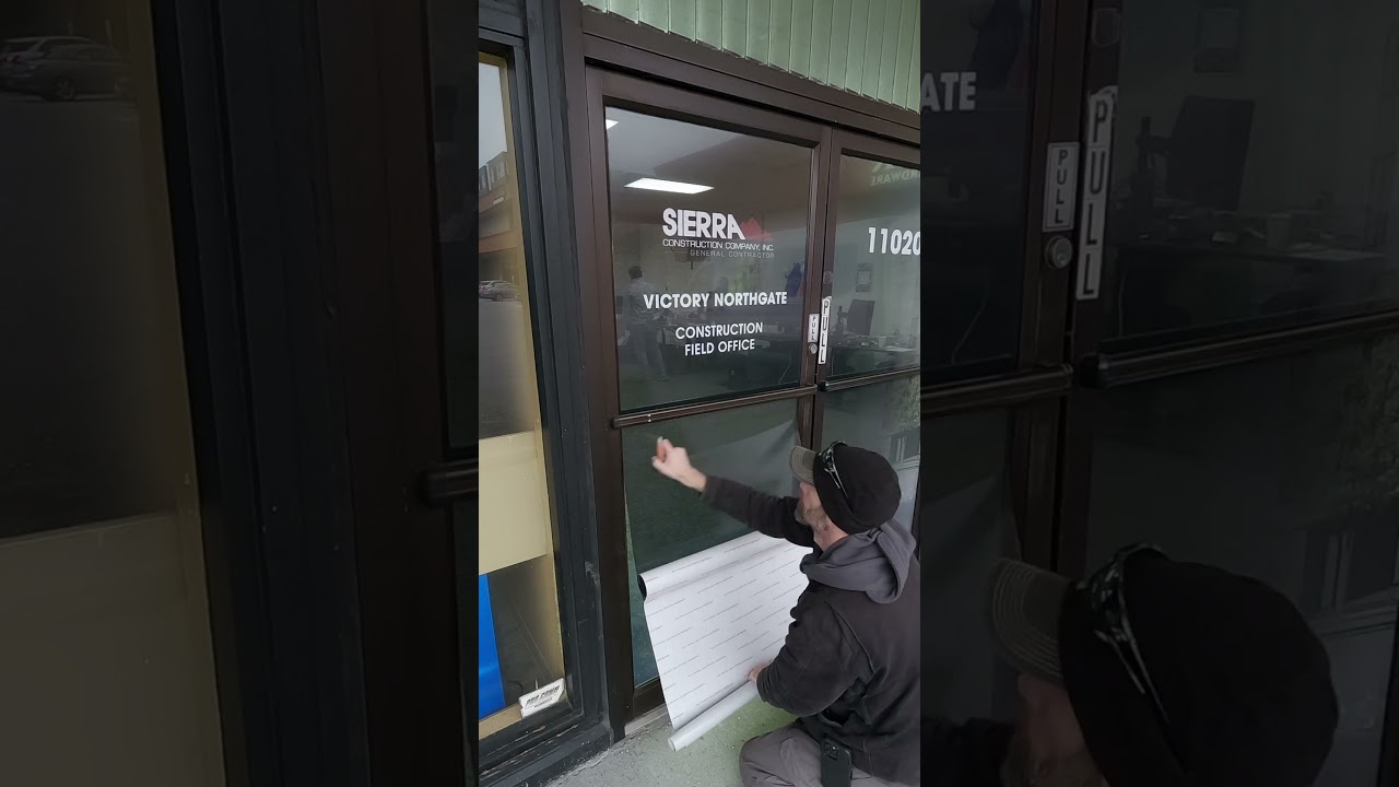 Perforated Vinyl Install 37 #satisfying #oddsatisfying #asmr #shorts