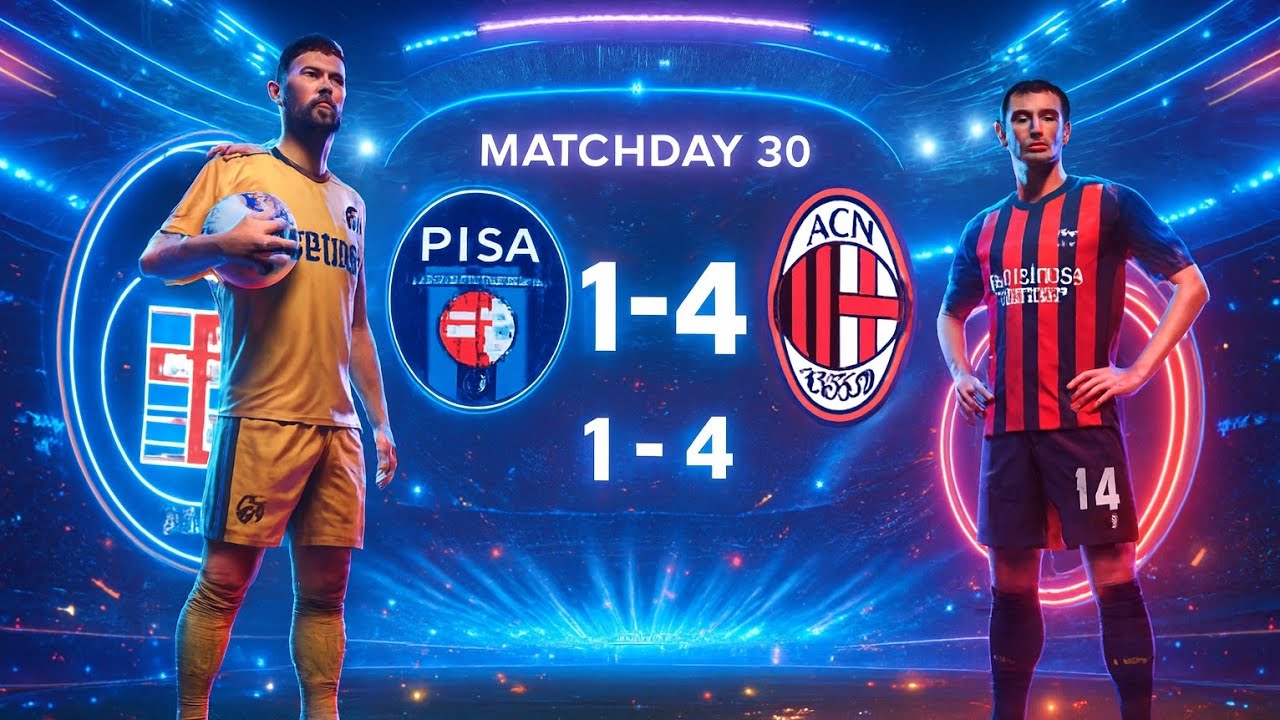 Pisa spouting clb VS AC Milan 
