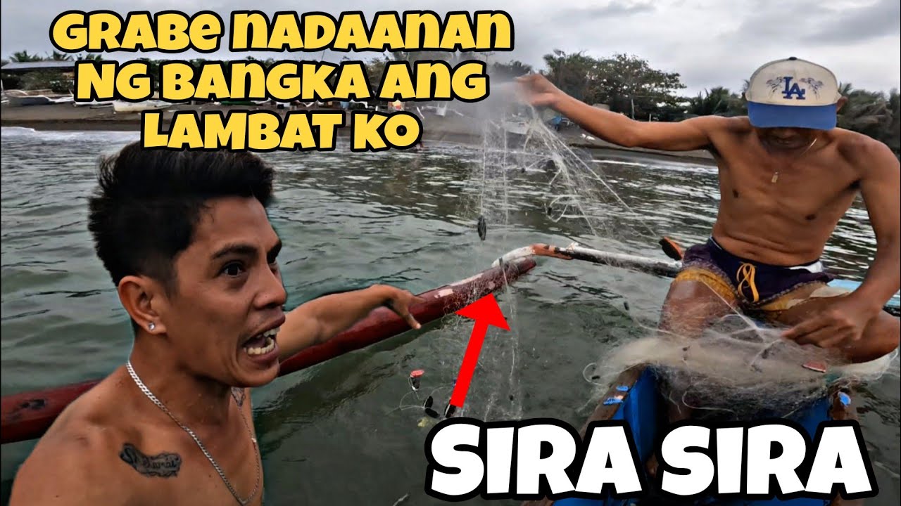 GRABE DINAANAN ANG LAMBAT KO NG BANGKA SIRA SIRA