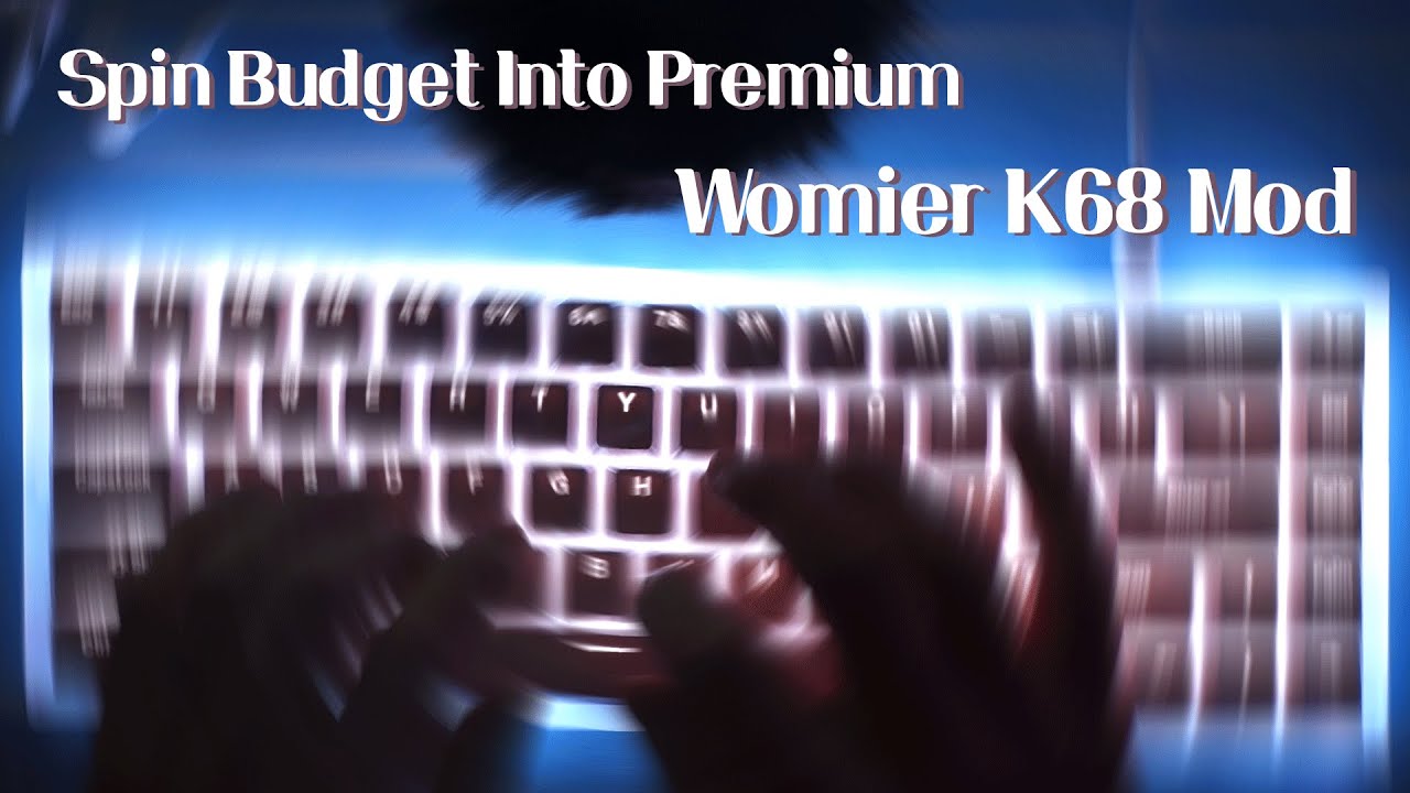 Womier (GamaKay) K68 Mechanical Keyboard Mod & Typing Sounds