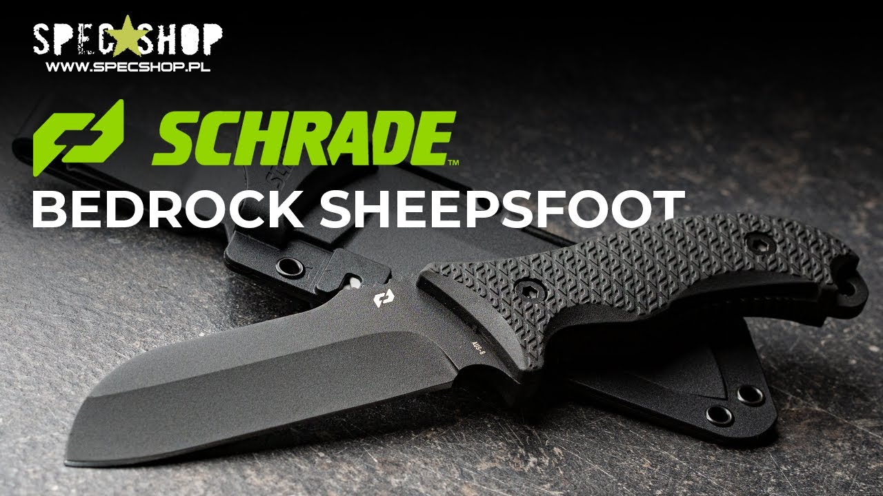 Schrade - Nóż Survivalovy Bedrock Sheepsfoot