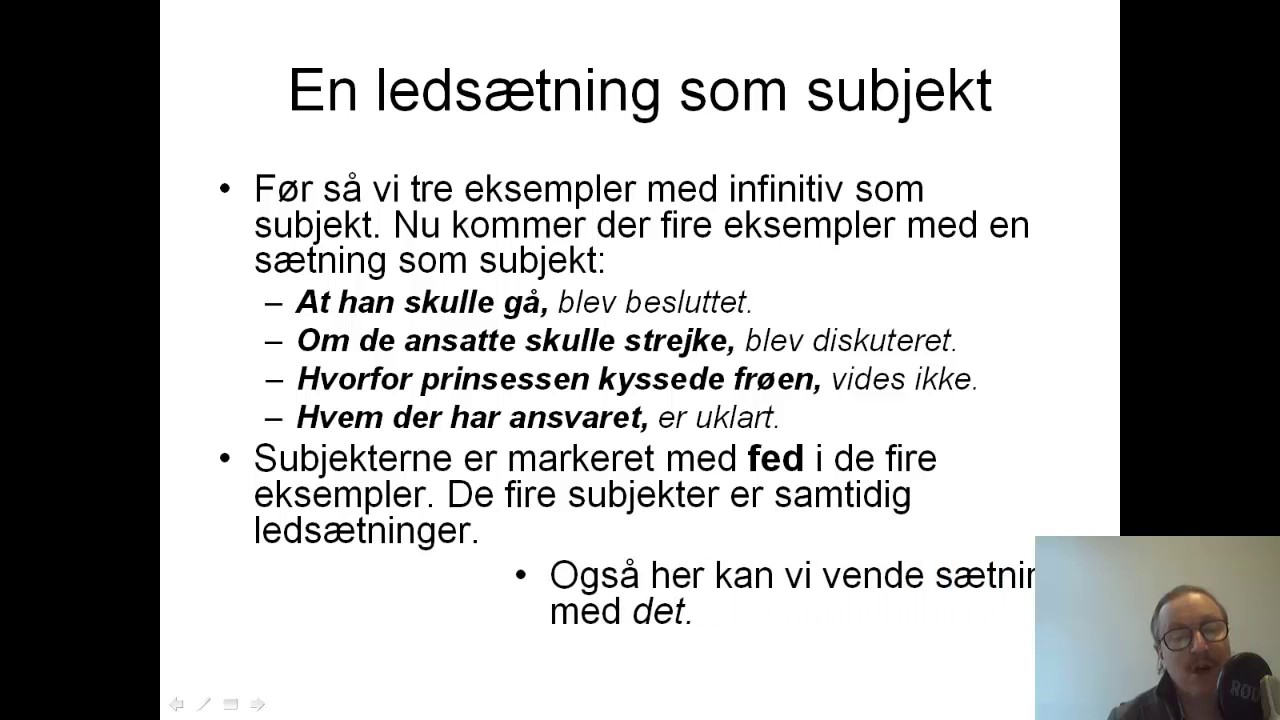 Det foreløbige og det formelle subjekt