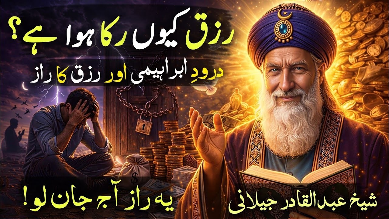Rizq Kyun Ruka Hua Hai? | Durood e Ibrahimi Aur Dua Ki Qabooliyat | Sheik Abdul Qadir Jilani R.A