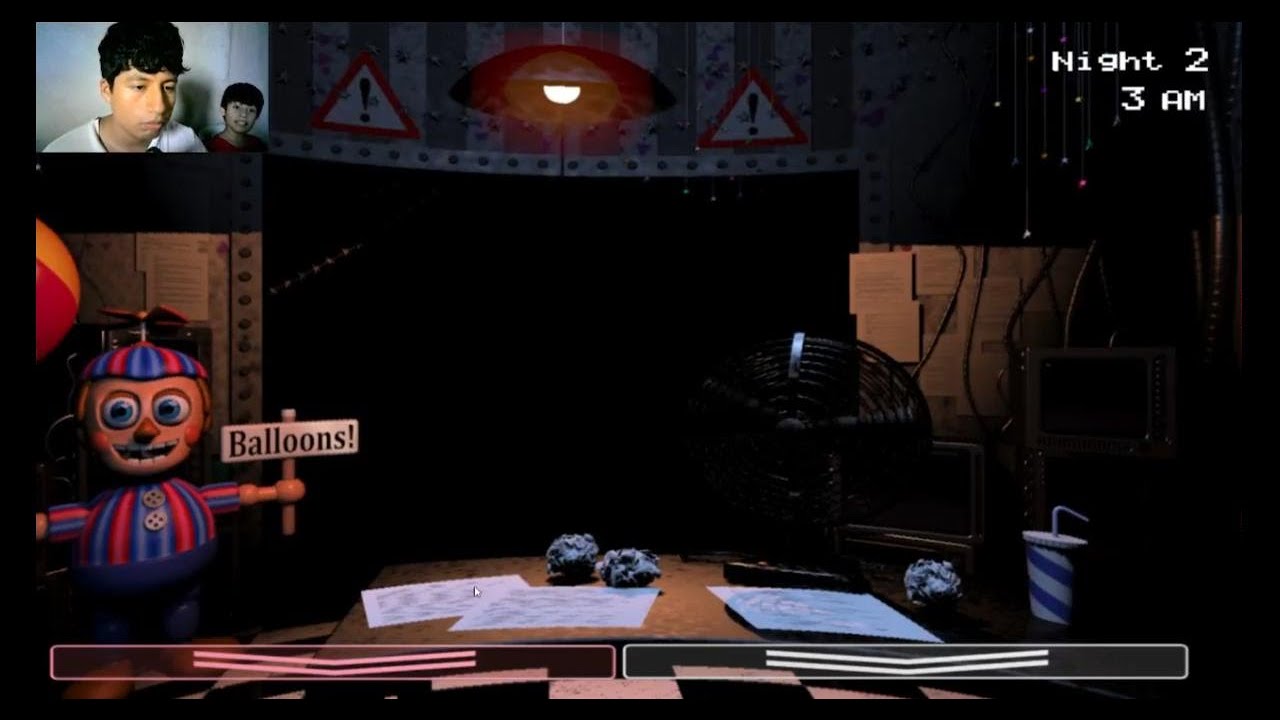 FNAF 2 SUFRIENDO CON EL NIÑO DE LOS GLOBOS