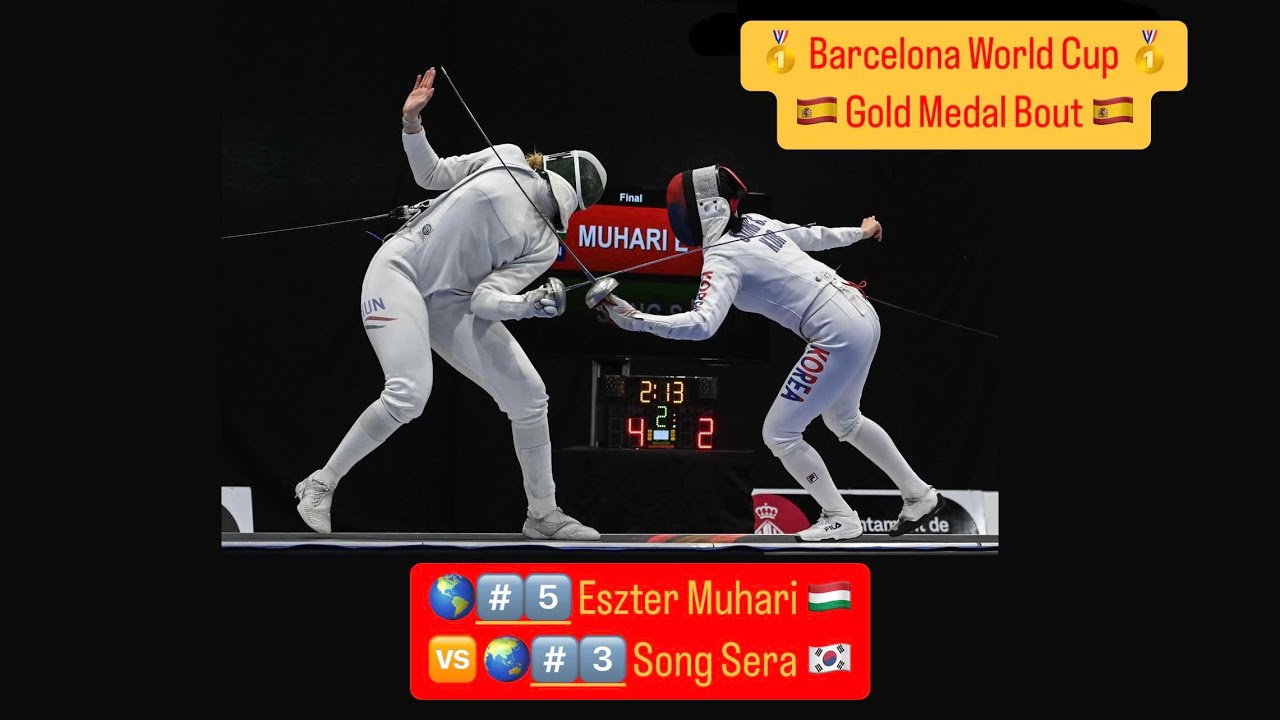 Barcelona World Cup 2025 SWE - GOLD - Eszter Muhari HUN v Song Sera KOR