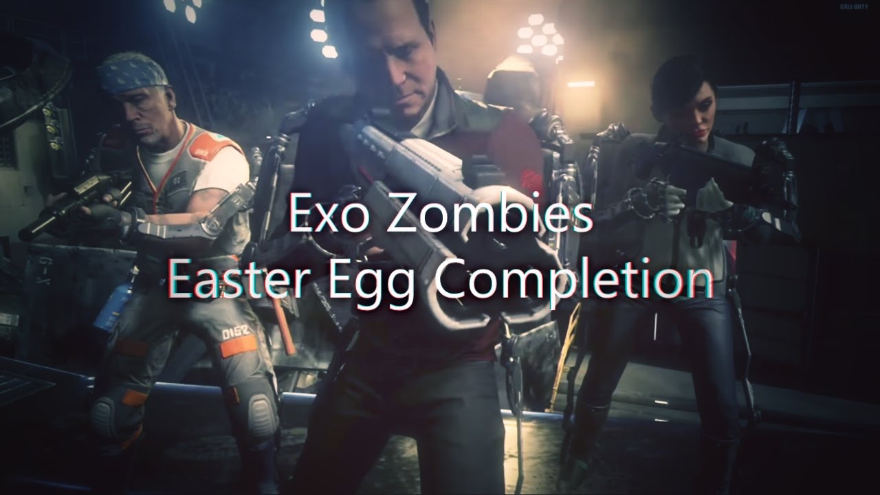 AW Exo Zombies - Completing Easter Egg - All Steps - 2 Players Walkthrough/Gameplay - Mk20+ Weapons!