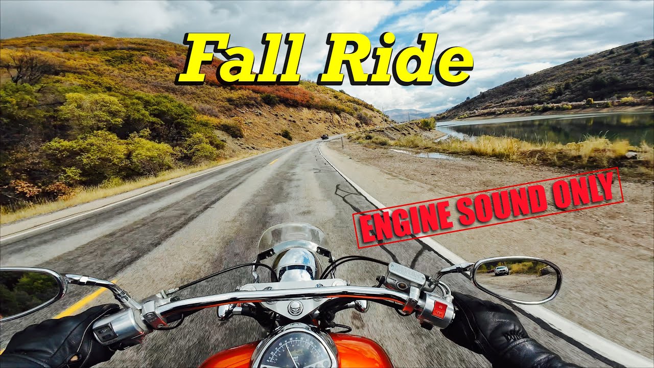 Fall Ride | HONDA VTX | Pure Engine Sound | V&H Pipes | Motorcycle ASMR