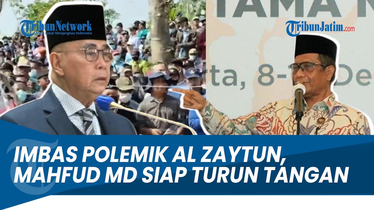 IMBAS POLEMIK AL ZAYTUN, MAHFUD MD SIAP TURUN TANGAN