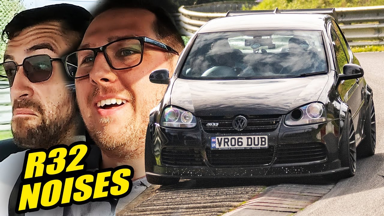 ERROR-Dynamics🤣 VW mk5 Golf R32 Noises on the Green Hell!