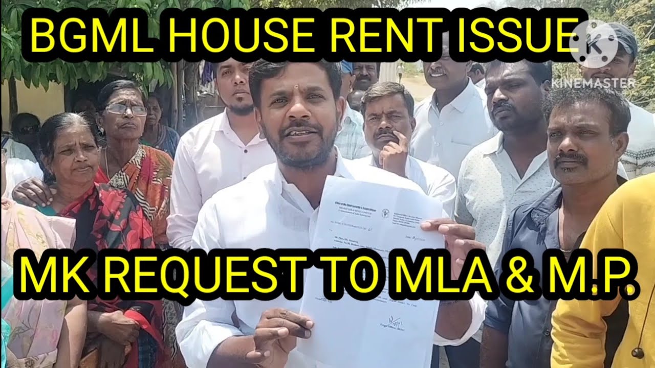 BGML HOUSE RENT ISSUE-  MOHAN KRISHNA REQUEST TO MLA & M.P.- he  removed dangerous Tree in11th Ward