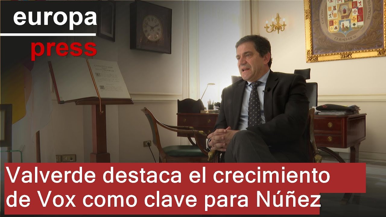 Valverde apunta al crecimiento de Vox como la clave para que Núñez desbanque a Page