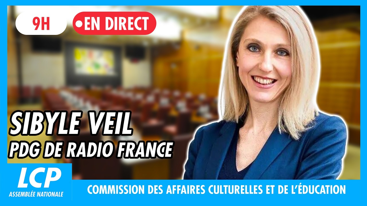 [DIRECT] Sybile Veil, PDG de Radio France auditionnée à l'Assemblée nationale