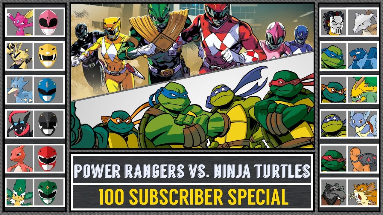 Power Rangers vs. Ninja Turtles (Pokémon Sun/Moon) - 100 Subscriber Special - Pokémon Crossover
