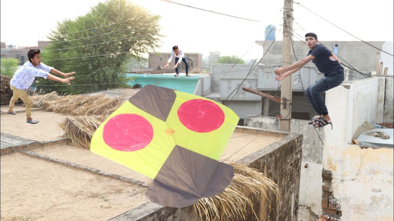 Pakistani Gudda Caught Vs Kite Fight | Patangbazz