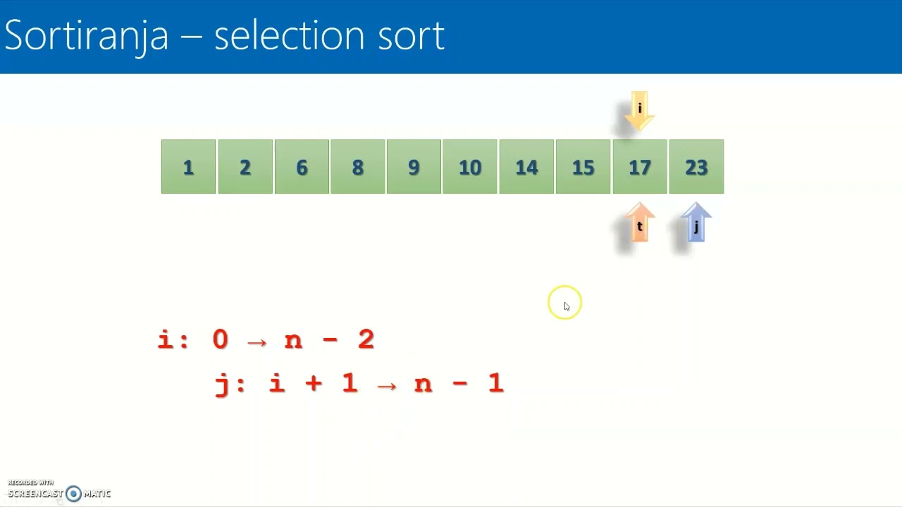 Selection sort