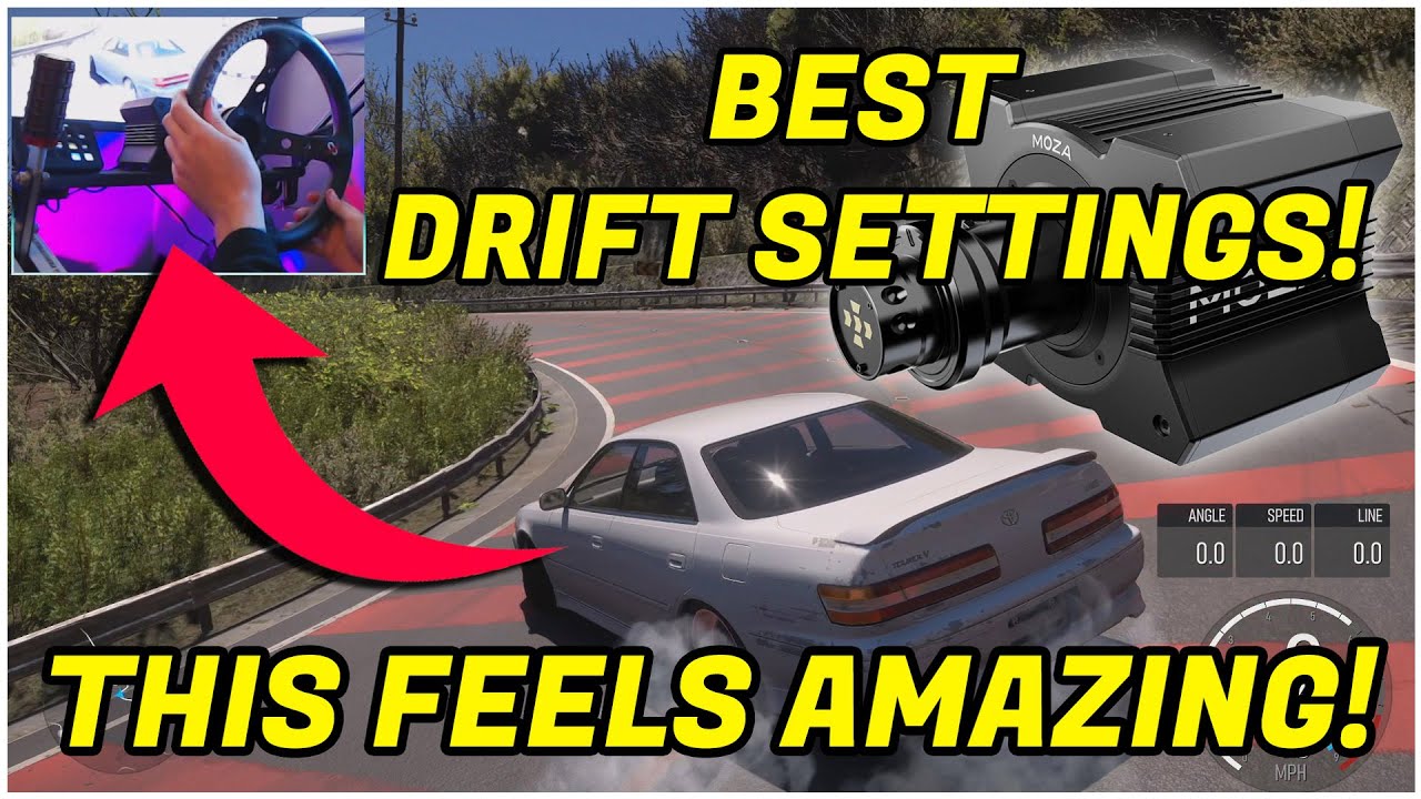 The PERFECT Forza Motorsport Wheel Settings! Moza r9