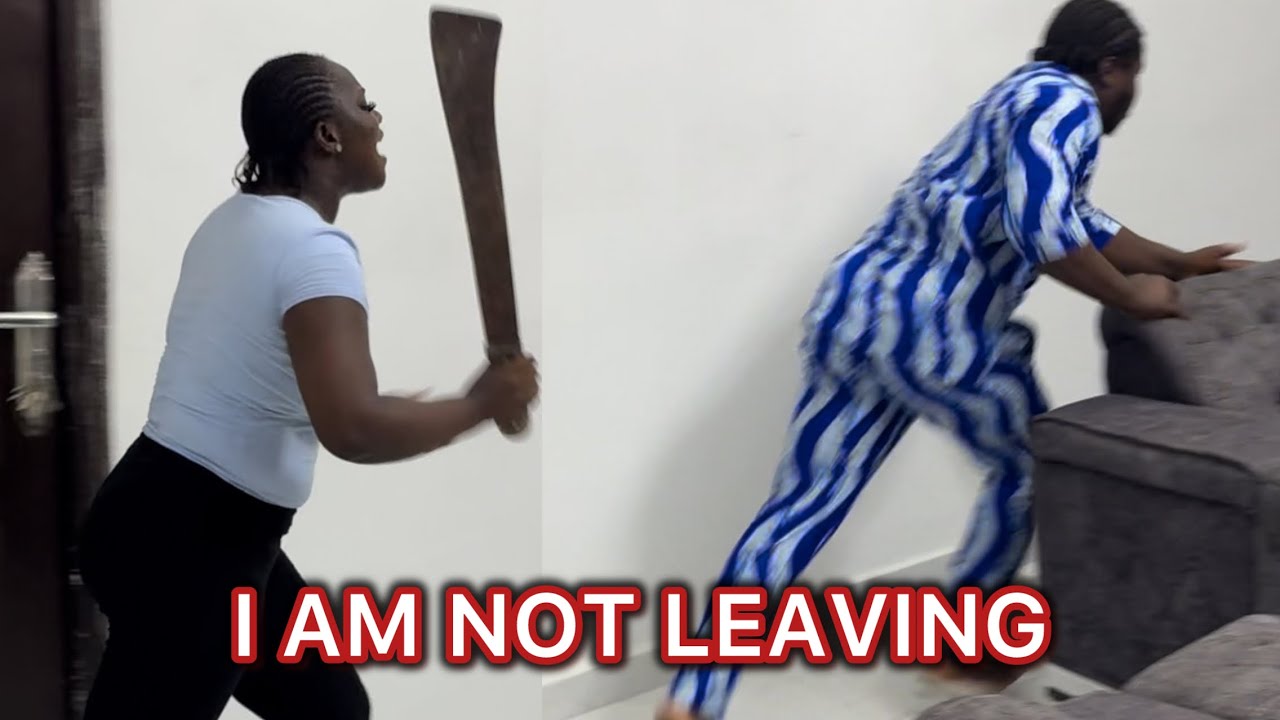 Wahala! She Chased Her Husband With a Cutlass After the Family Meeting Told Her to Leave 😳