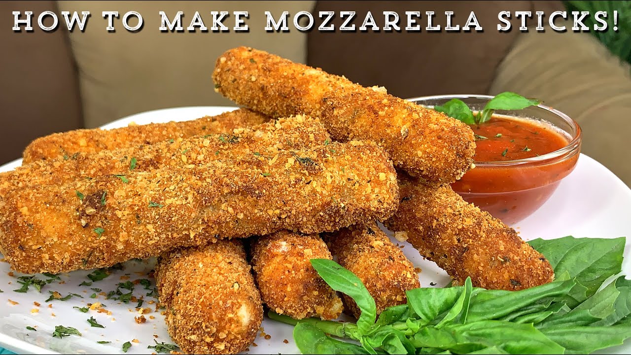 HOW TO MAKE MOZZARELLA STICKS EASY!
