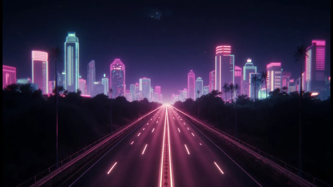 Vivid Focus & Flow | Atmospheric Synthwave for Studying 📚💡