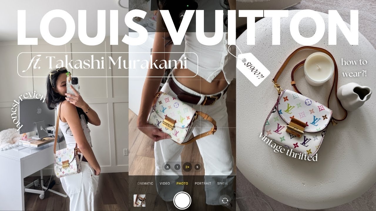 LOUIS VUITTON x TAKASHI MURAKAMI BAG | Honest Review, Pricing, What's in My Bag & How to Wear!