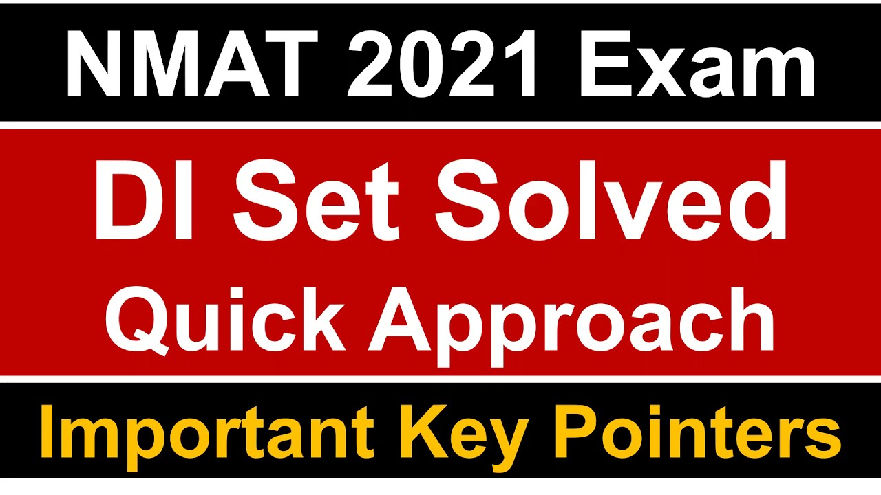 NMAT 2021 Exam: Data Interpretation Set Solved || Quick Approach || Maximise Overall Score