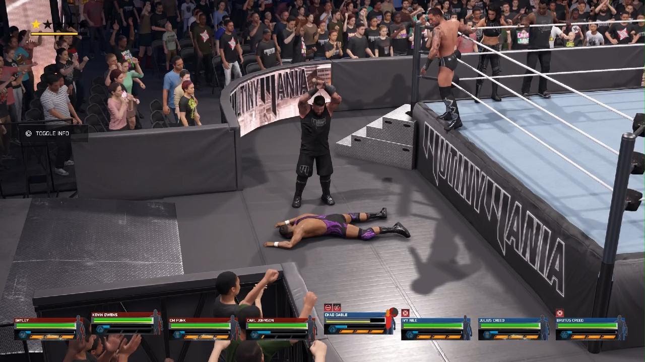 WWE 2K25 Mutiny Vs American Made MutinyMania Elimination Match