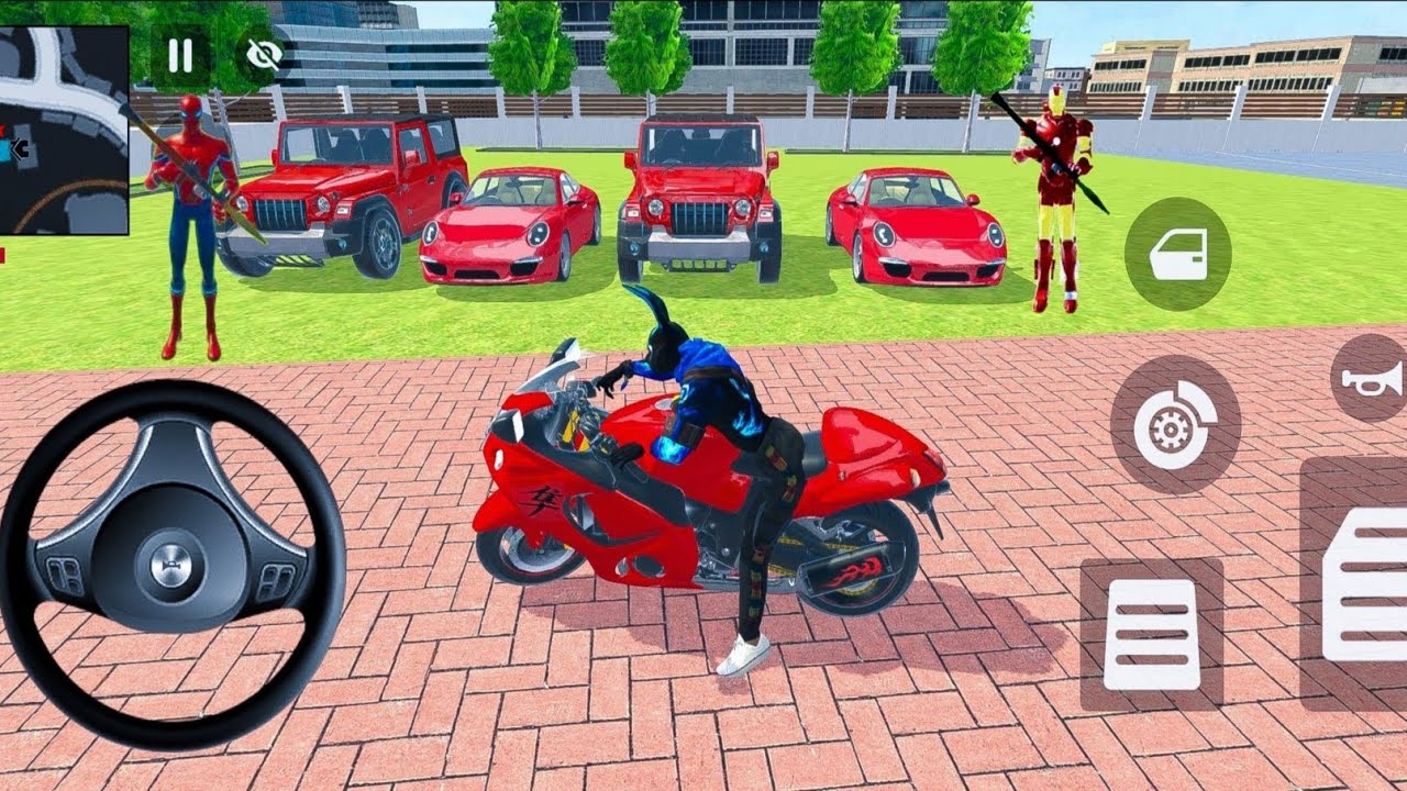 🎮 Free Fire order by 2️⃣ Mahindra Thar & 2️⃣ Super Cars | Indian Theft Auto Simulator 💥 🎮
