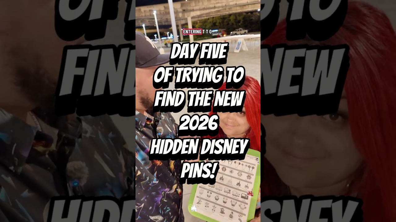 Day five of trying to find the NEW 2026 hidden Disney pins! #wdw #monorail #disneyresort #pintrading