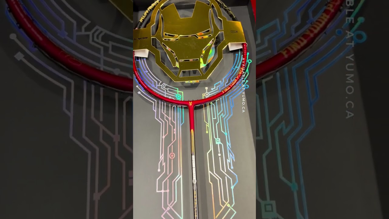 Victor X Marvel Iron Man Limited Edition Racket Set⁠