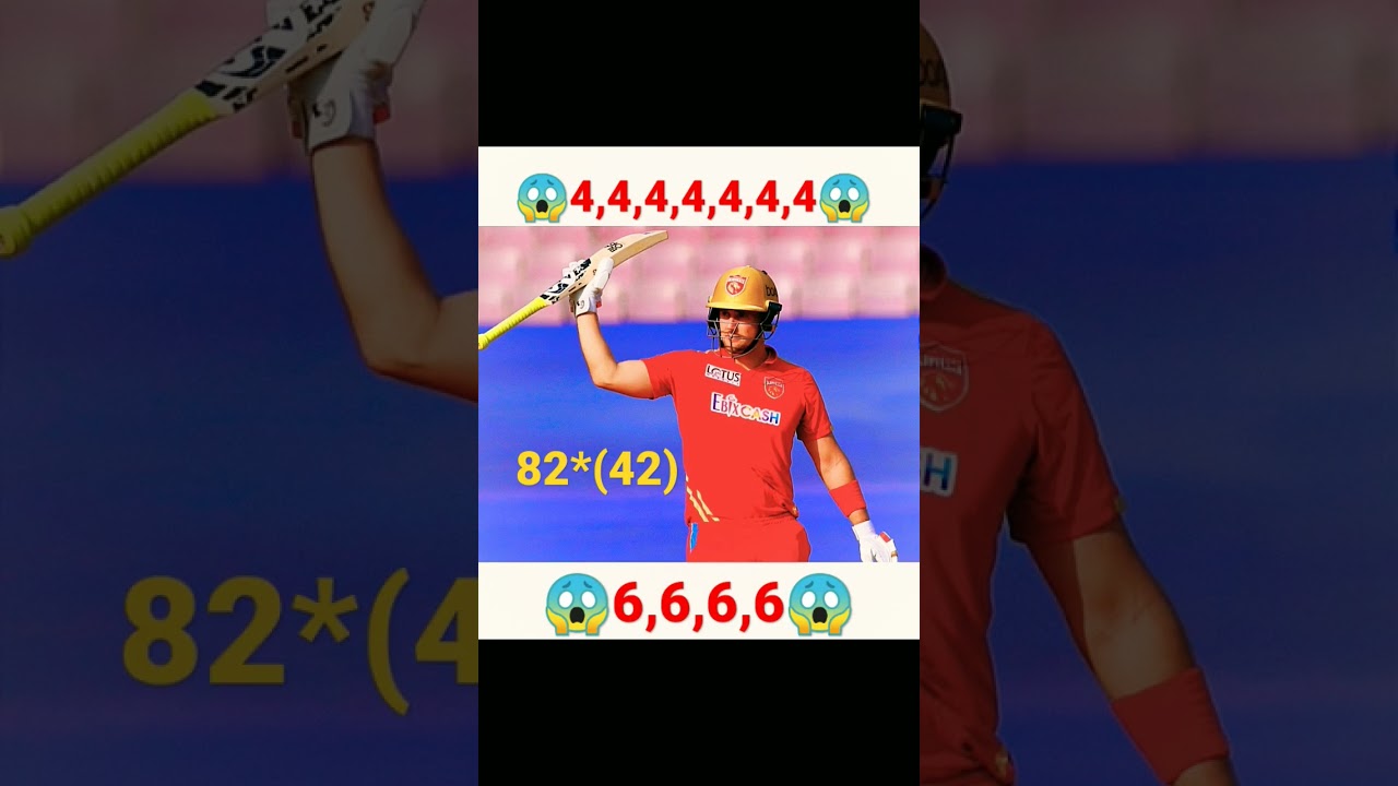 LIAM LIVINGSTON IMPRESSIVE FIFTY FOR#pbks 😱😲 #ipl #cricket #viral #yotube #csk #msd #shorts #mi