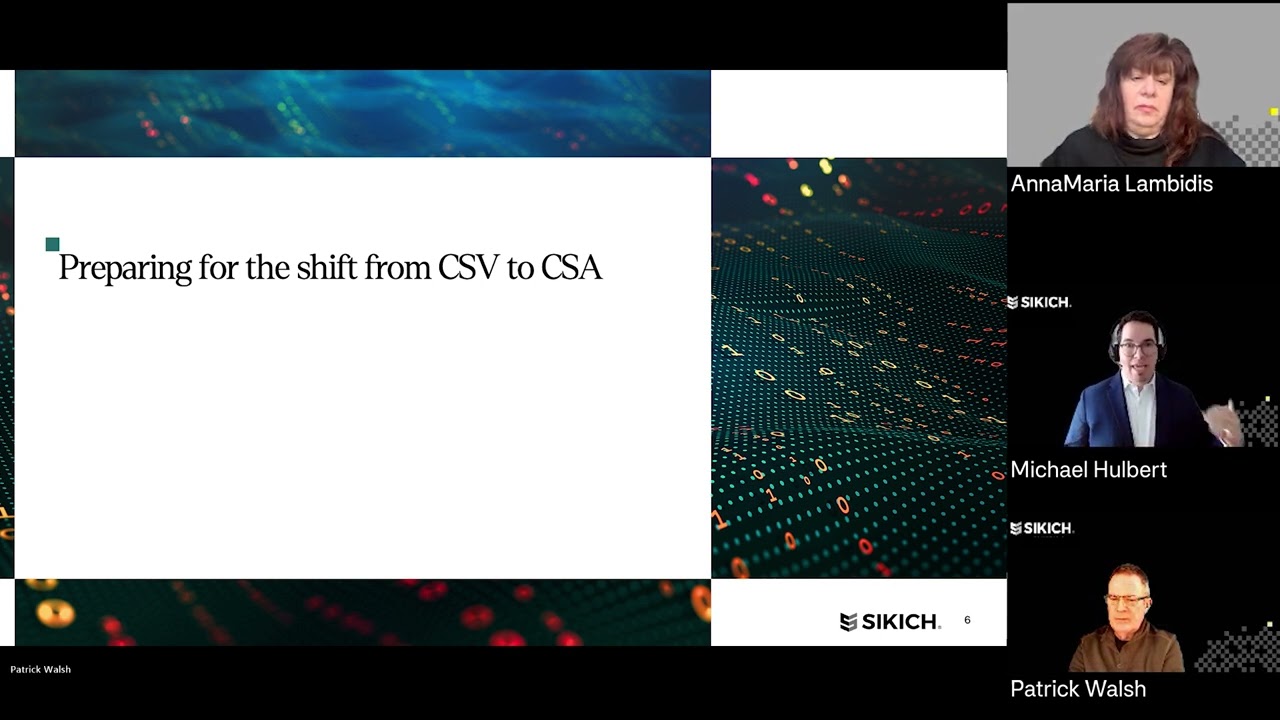 Shifting from CSV to CSA | Sikich