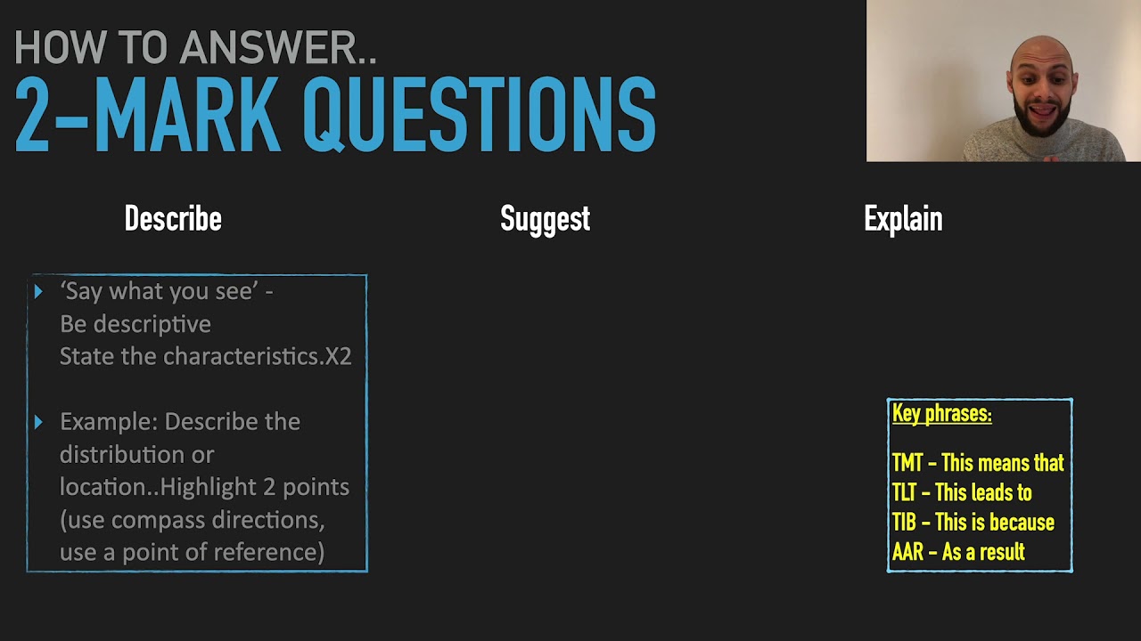 2 Mark- Structure - How to answer..GCSE Geography.