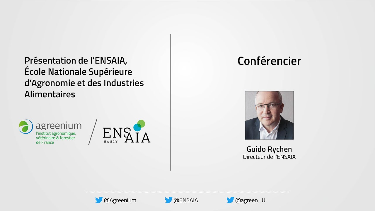 ENSAIA - Présentation de l'École Nationale Supérieure d'Agronomie et des Industries Alimentaires