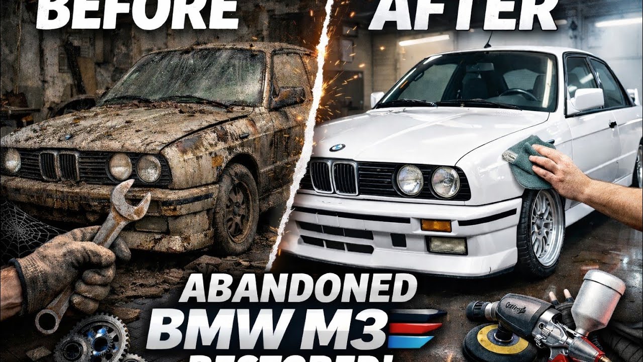 Abandoned 1988 BMW M3 E30 Restoration | Satisfying Full Rebuild ASMR