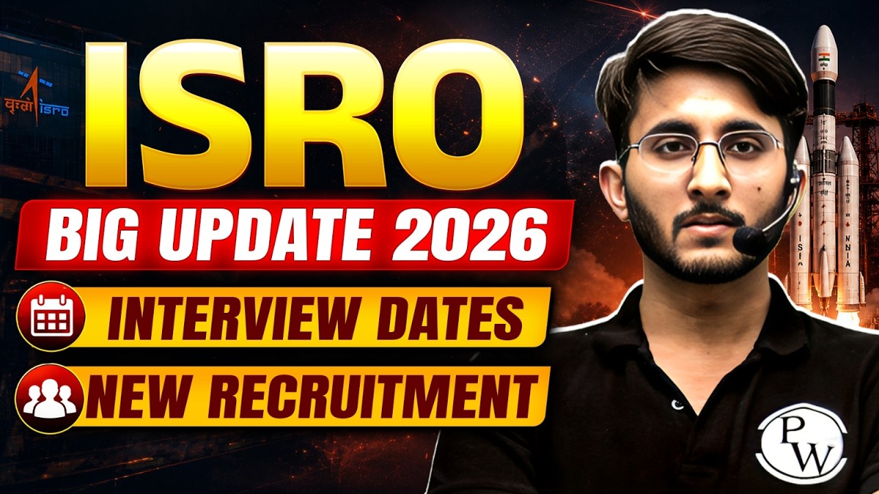 ISRO Recruitment 2026 | Big Update on Interview Dates & New Vacancies