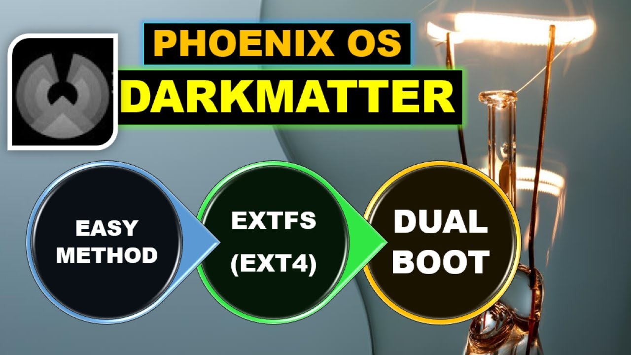 How To Install Darkmatter OS In Windows PC As Dual Boot