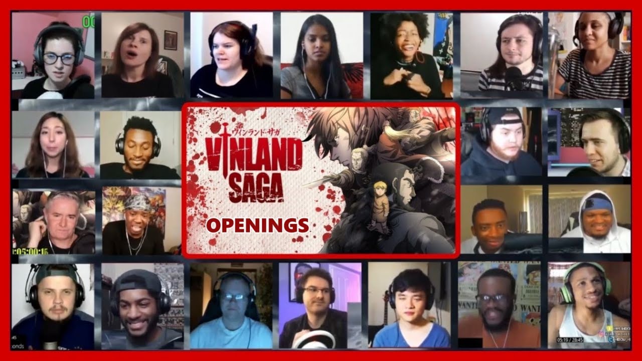 Vinland Saga All Openings 1-4 Reaction Mashup