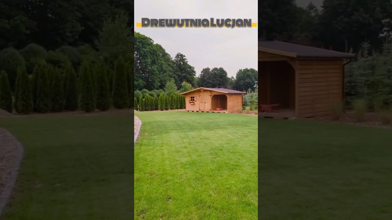 Domek z altaną Lucjan 5m x 3m #wood #garden #woodhome #domki #altany #drewutnie #polska #kejdrew