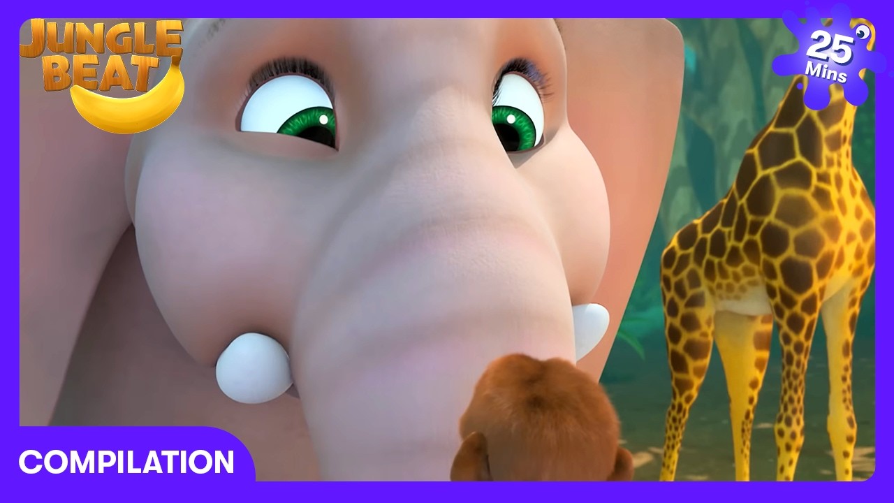 Jungle Beat - Who Will Blink First? | Kids Cartoons | WildBrain Sunshine City