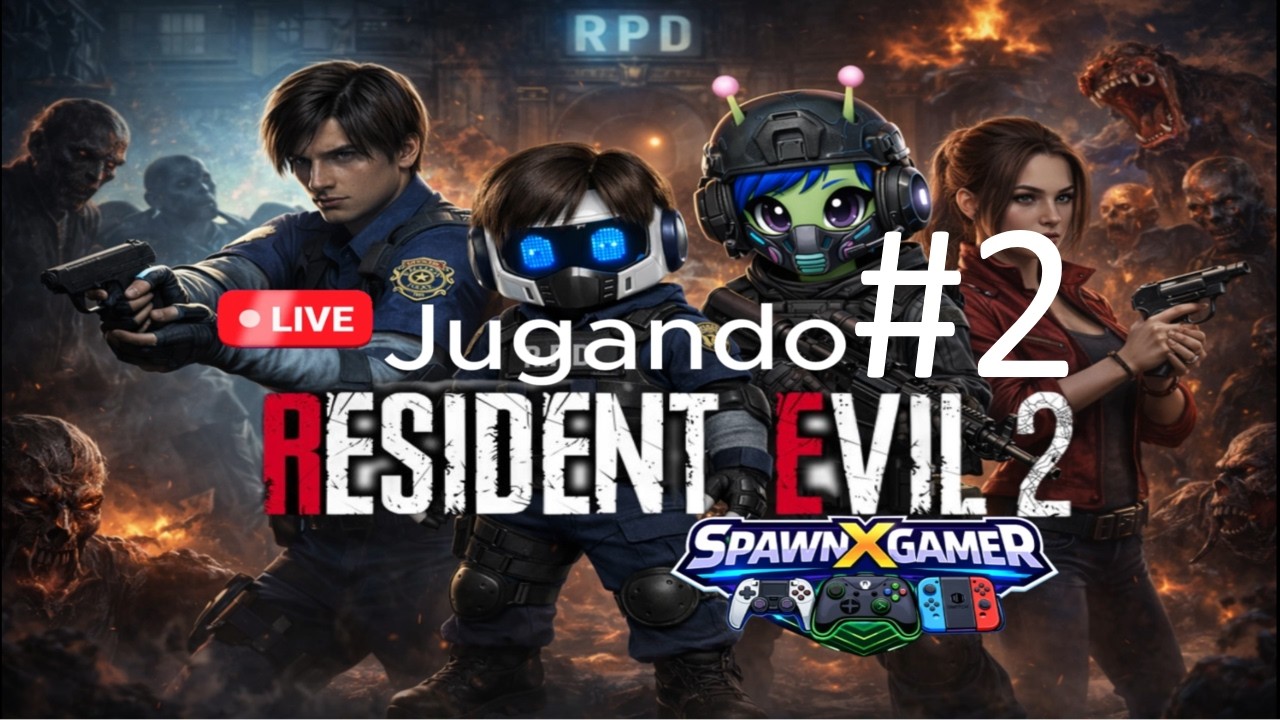 JUGANDO RESIDENT EVIL 2 REMAKE (LEON A)
