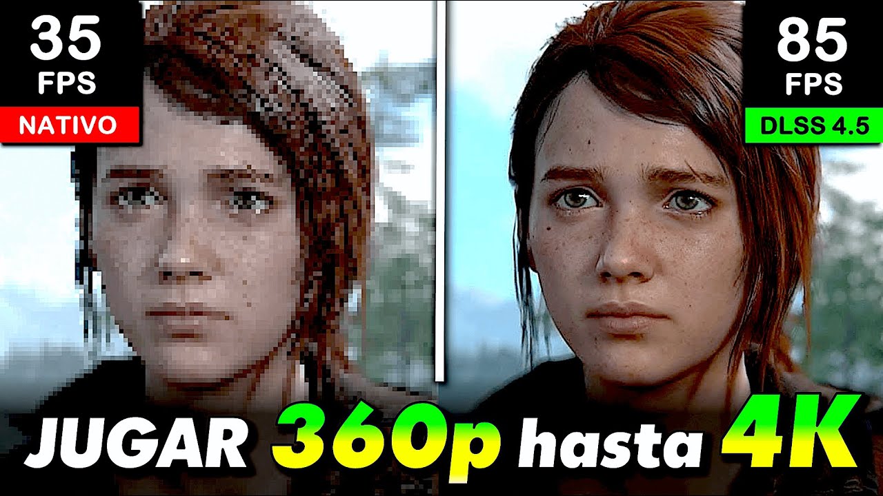 ✅ Jugar de 360p hasta 4K con DLSS 4.5 en Ultra Rendimiento 🔴 ¿Es JUGABLE? 🔴